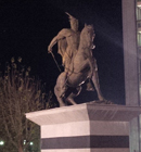 Monumenti i Skenderbeut ne Prishtine Kosove